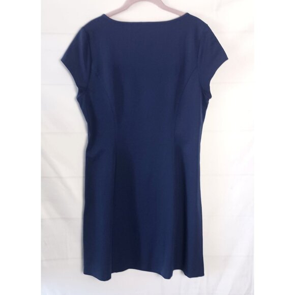 Isaac Mizrahi Live Royal Blue Stretch Dress Women’s Size 12 Great Cond - Picture 8 of 8